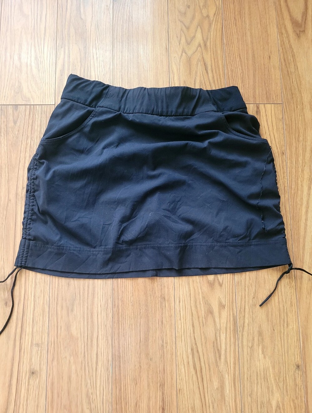 Black Active Skort with Side Drawstrings Columbia Shorts